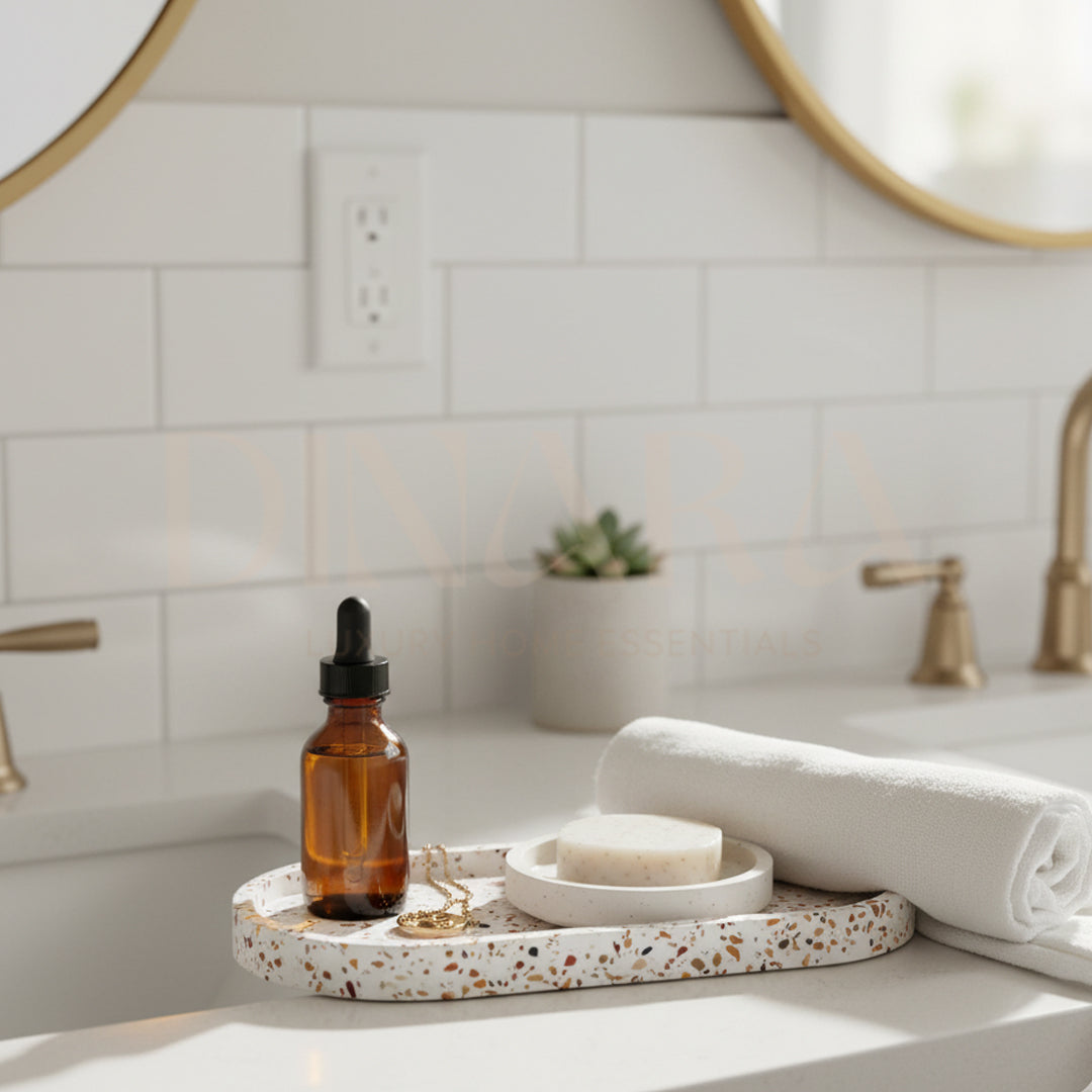 Oval Trinket Tray (Terazzo)