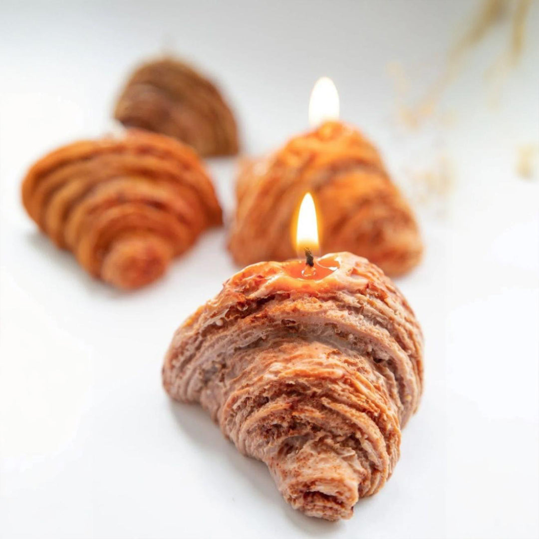 Croissant candles