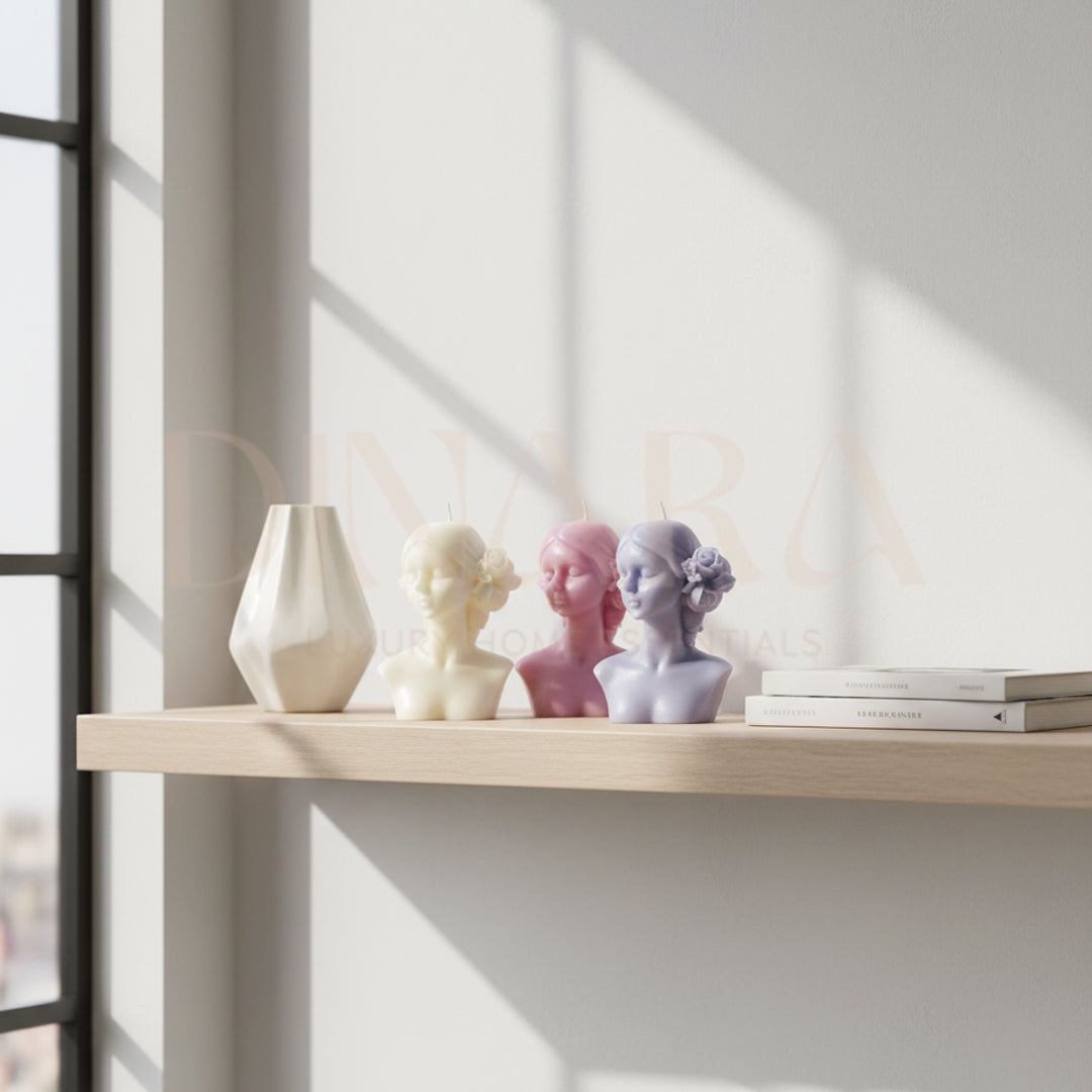 Girl candles (set of 2)