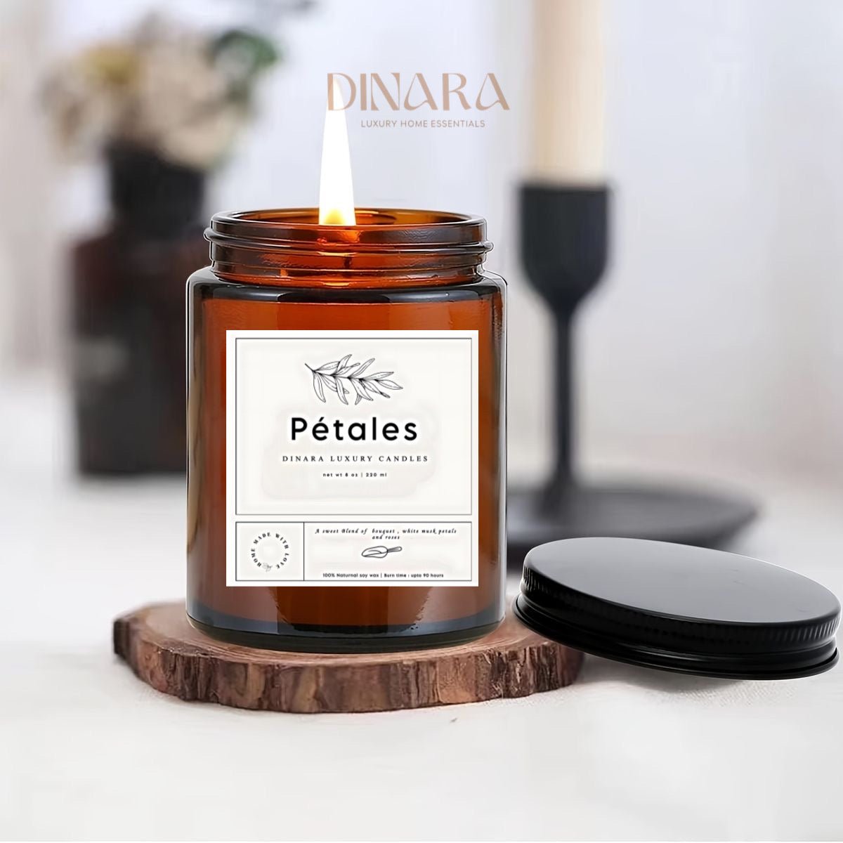 Amber jar Candles (210 ml)