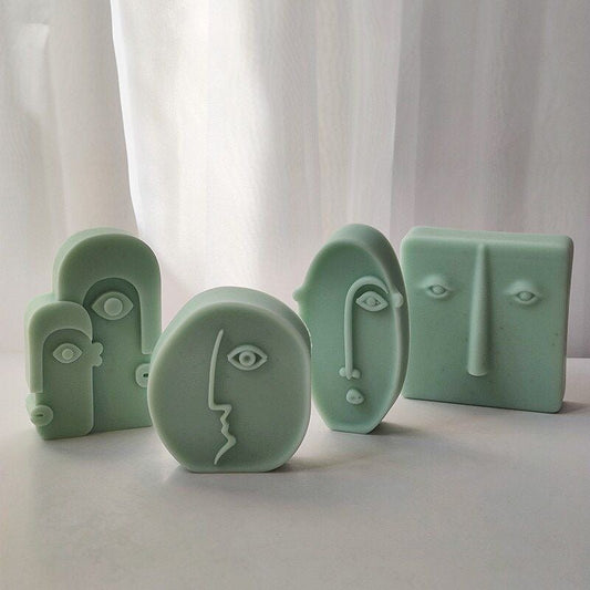 Abstract candles (SET OF 4)
