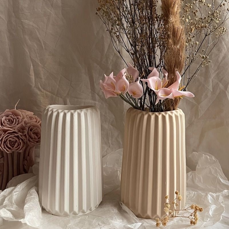 Stripped Vase