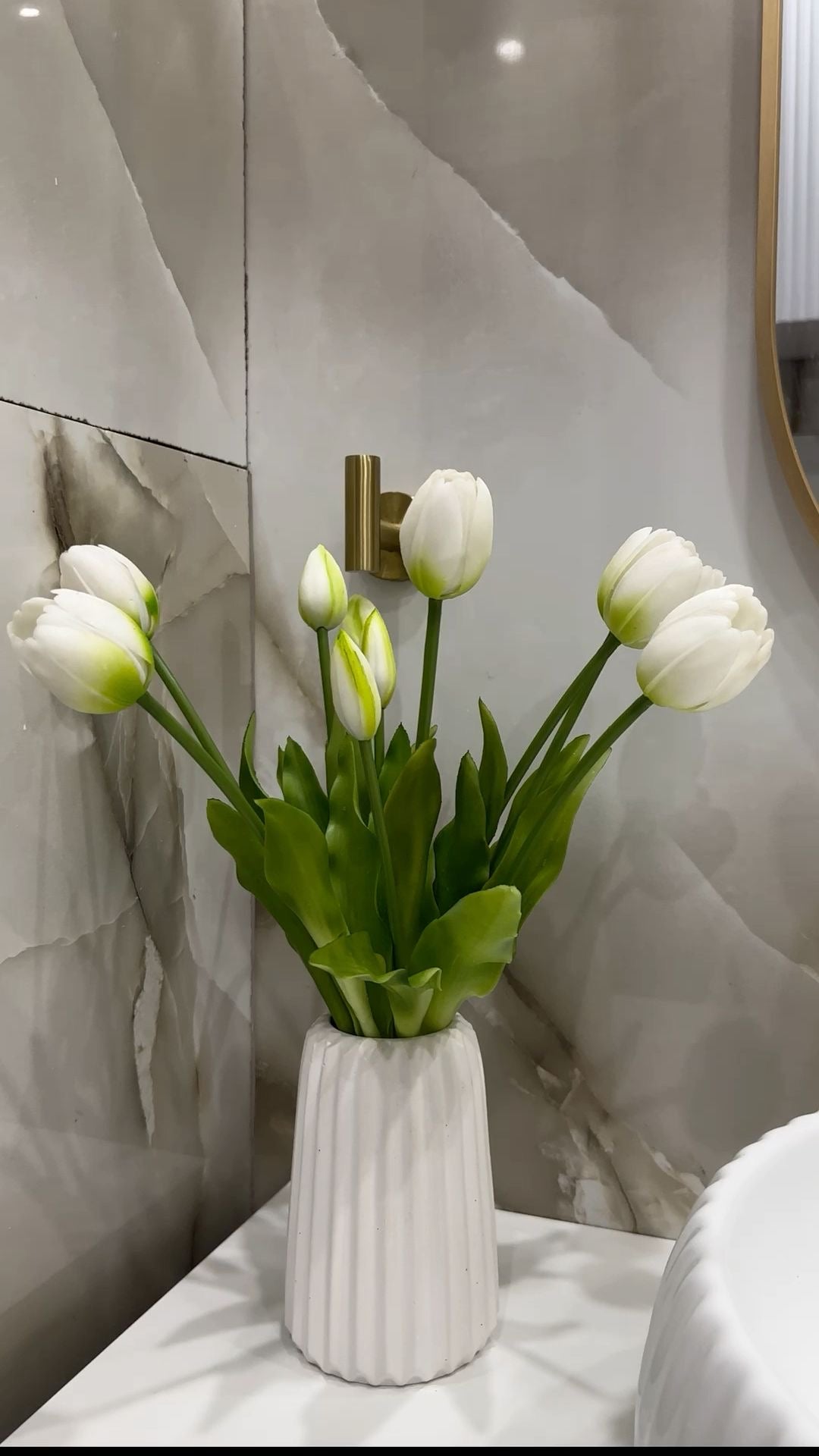 Stripped Vase