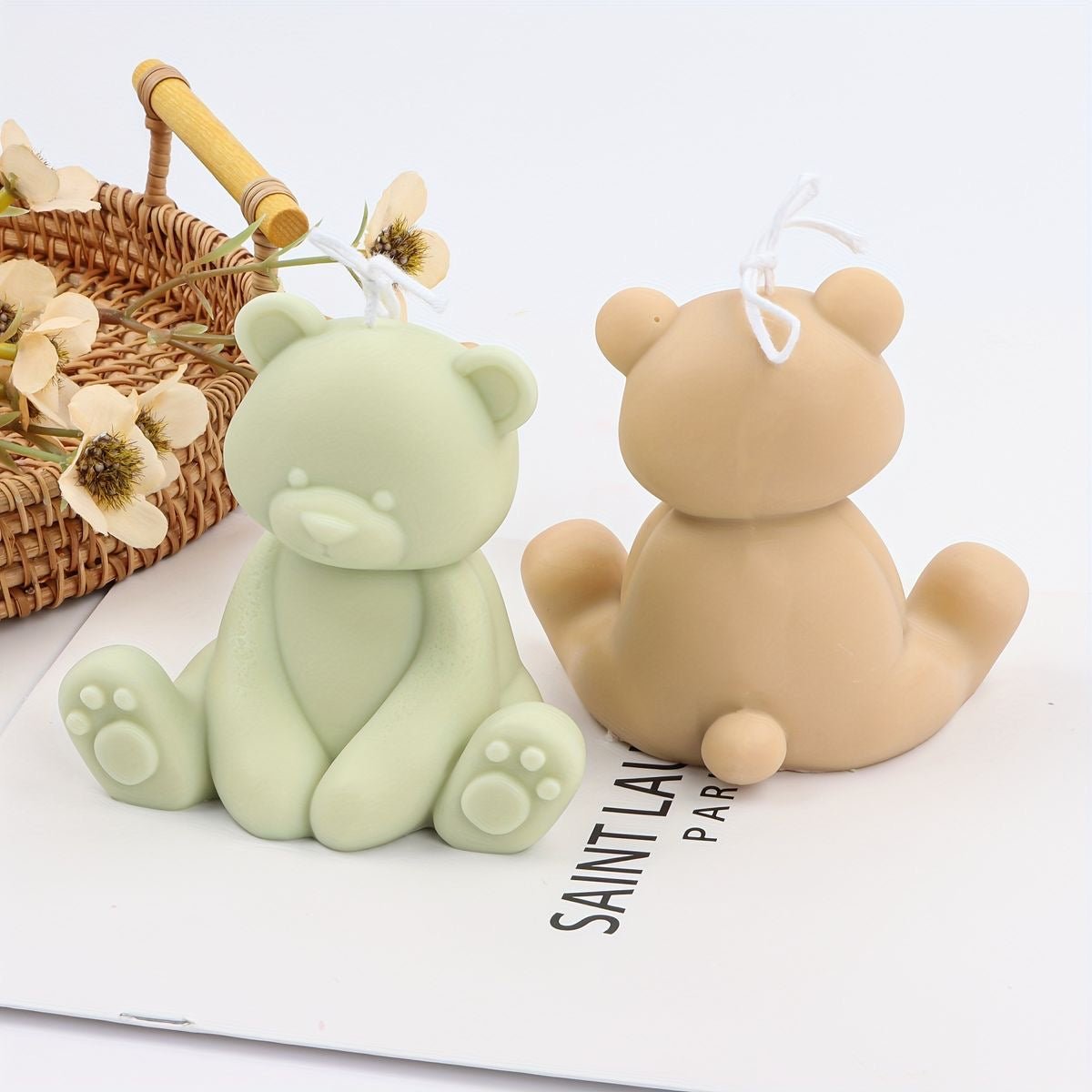 Teddy Bear Candle