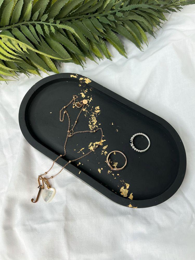 oval tray (gold foiled)