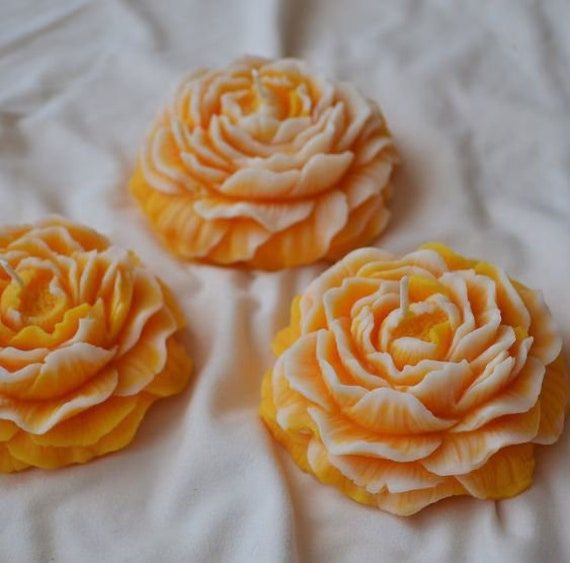Peony Flower Candles