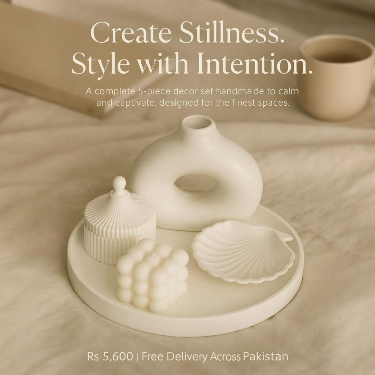 Divine Decor Deal – 5 Premium Pieces for the Perfect Shelf