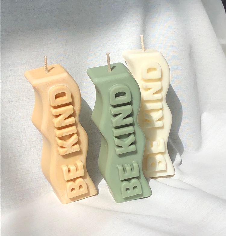 Be Kind Pillar Candle
