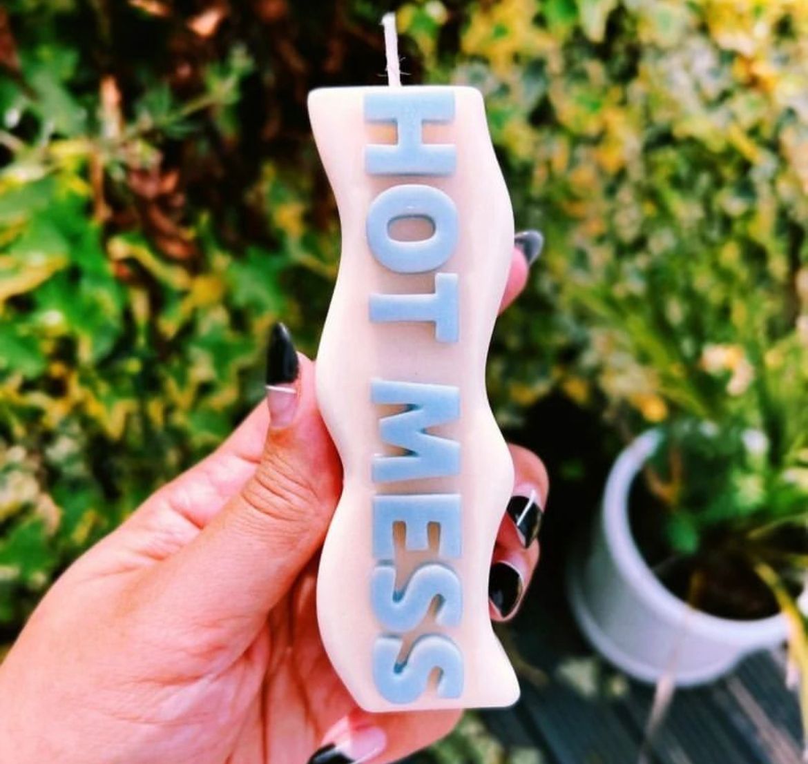 Hot Mess Pillar Candle