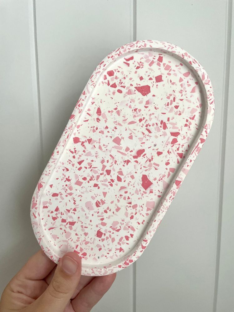 Oval Trinket Tray (Terazzo)