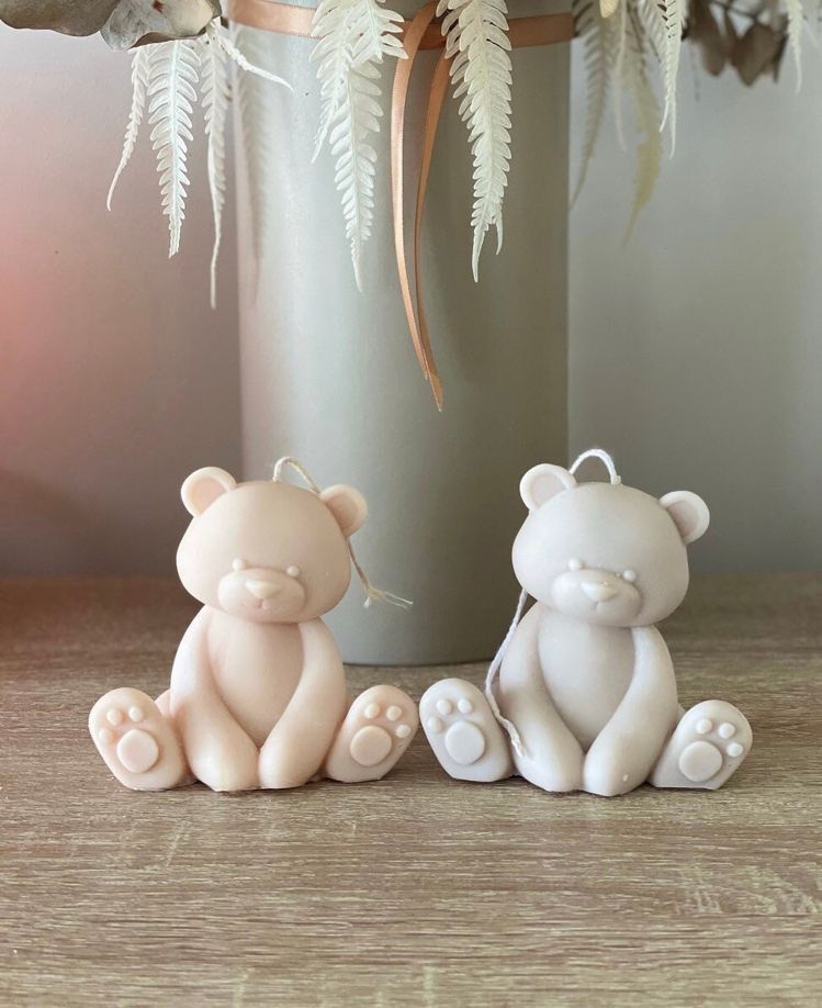 Teddy Bear Candle