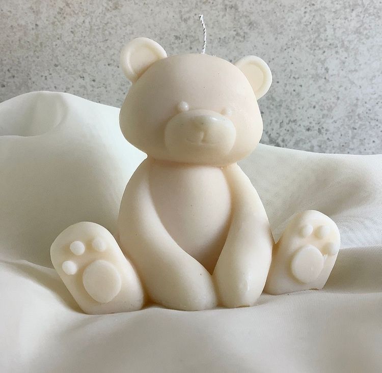 Teddy Bear Candle