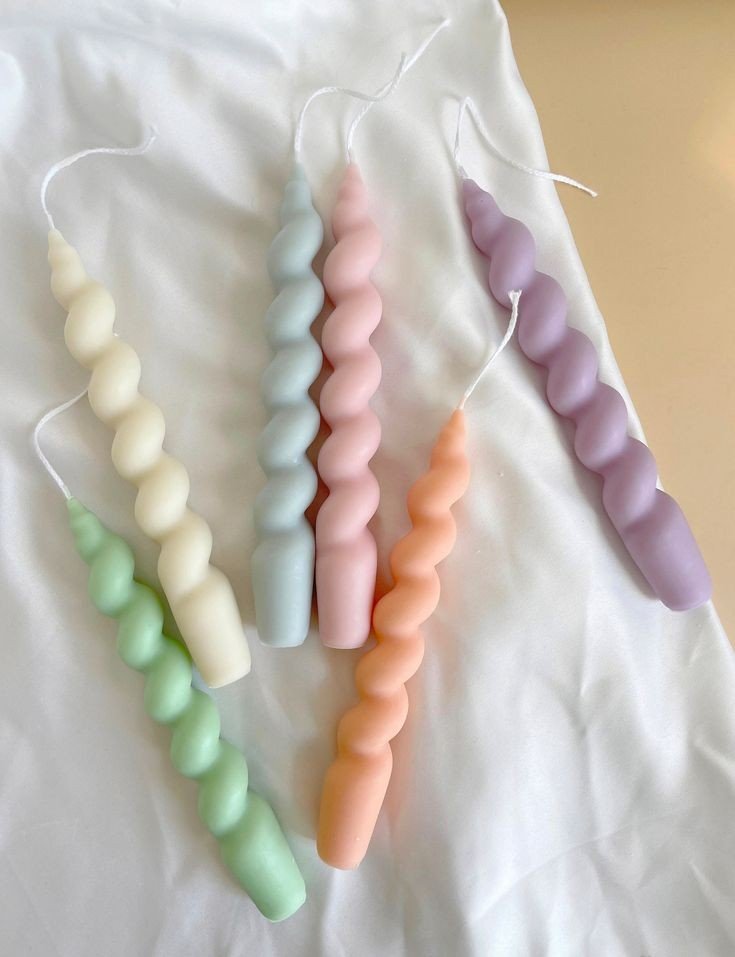 Spiral Pillar Candles