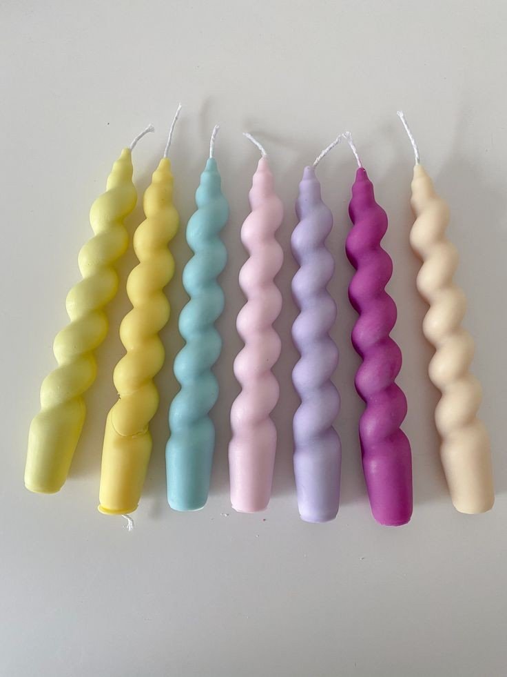 Spiral Pillar Candles