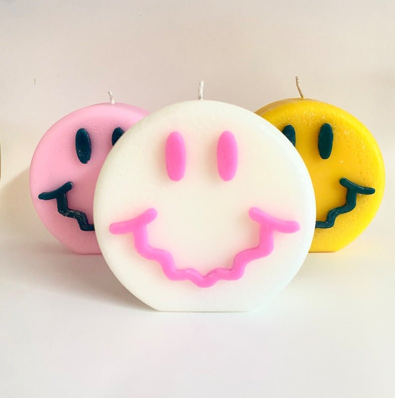 Smiley Face candle