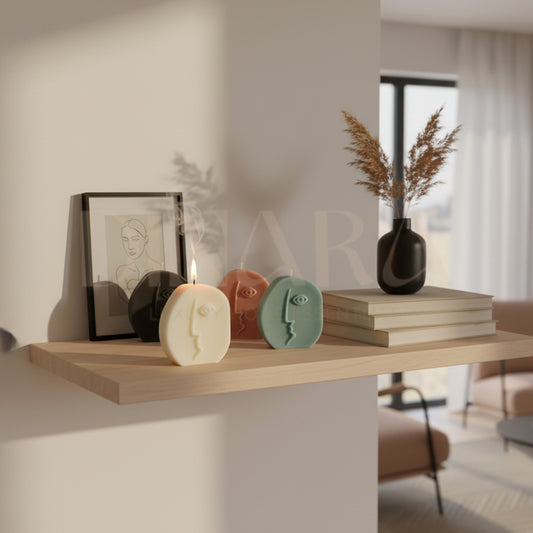 Abstract Candle (Round)