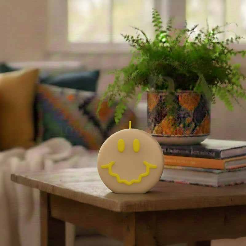 Smiley Face candle