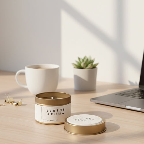 Serene Tin candles
