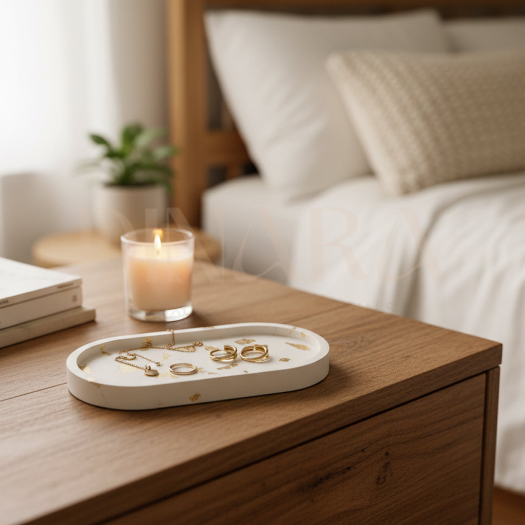 oval tray (gold foiled)