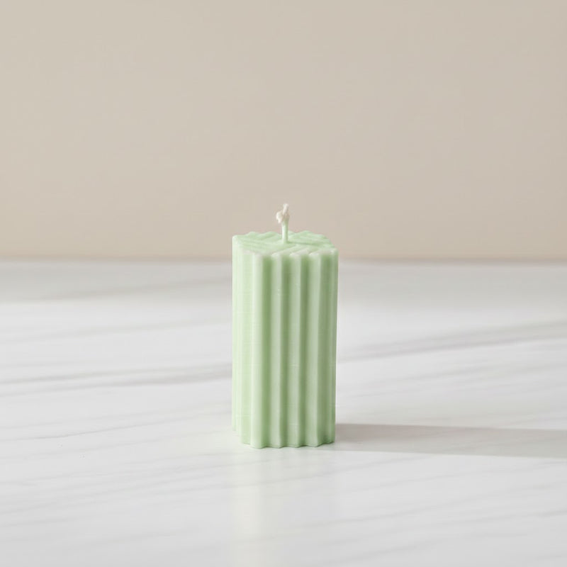 Stripped Pillar Candles