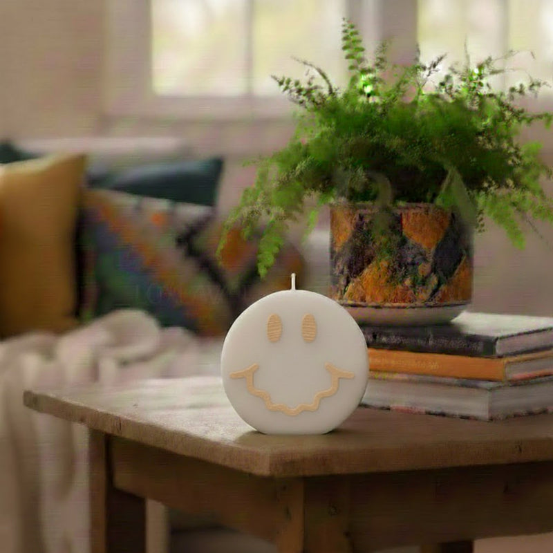 Smiley Face candle