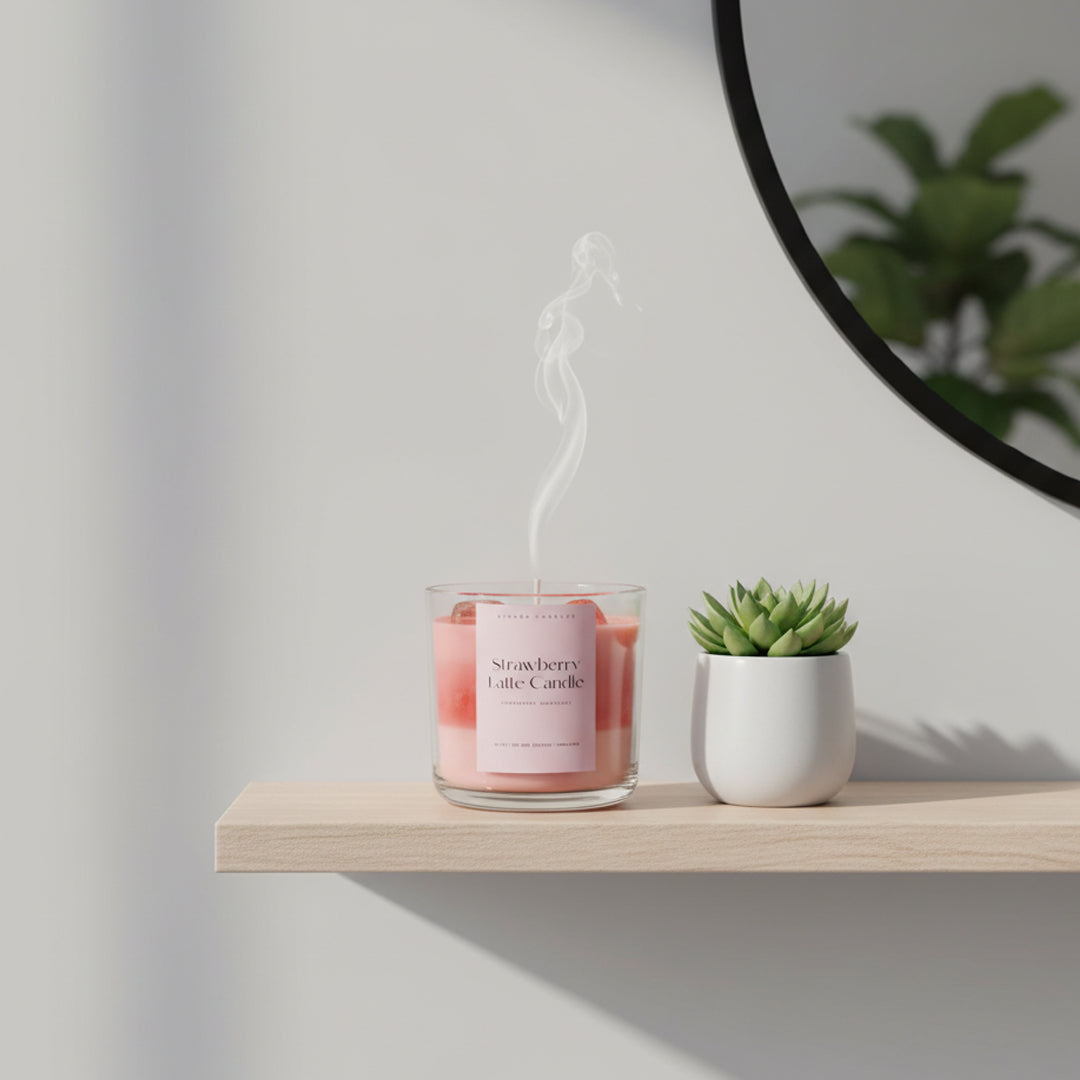 Strawberry Latte Candle