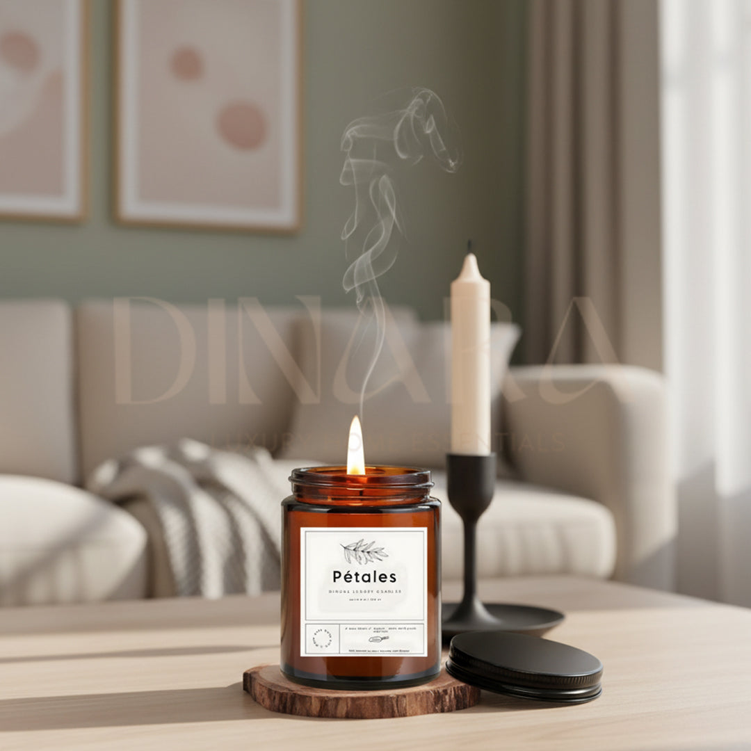 Amber jar Candles (210 ml)