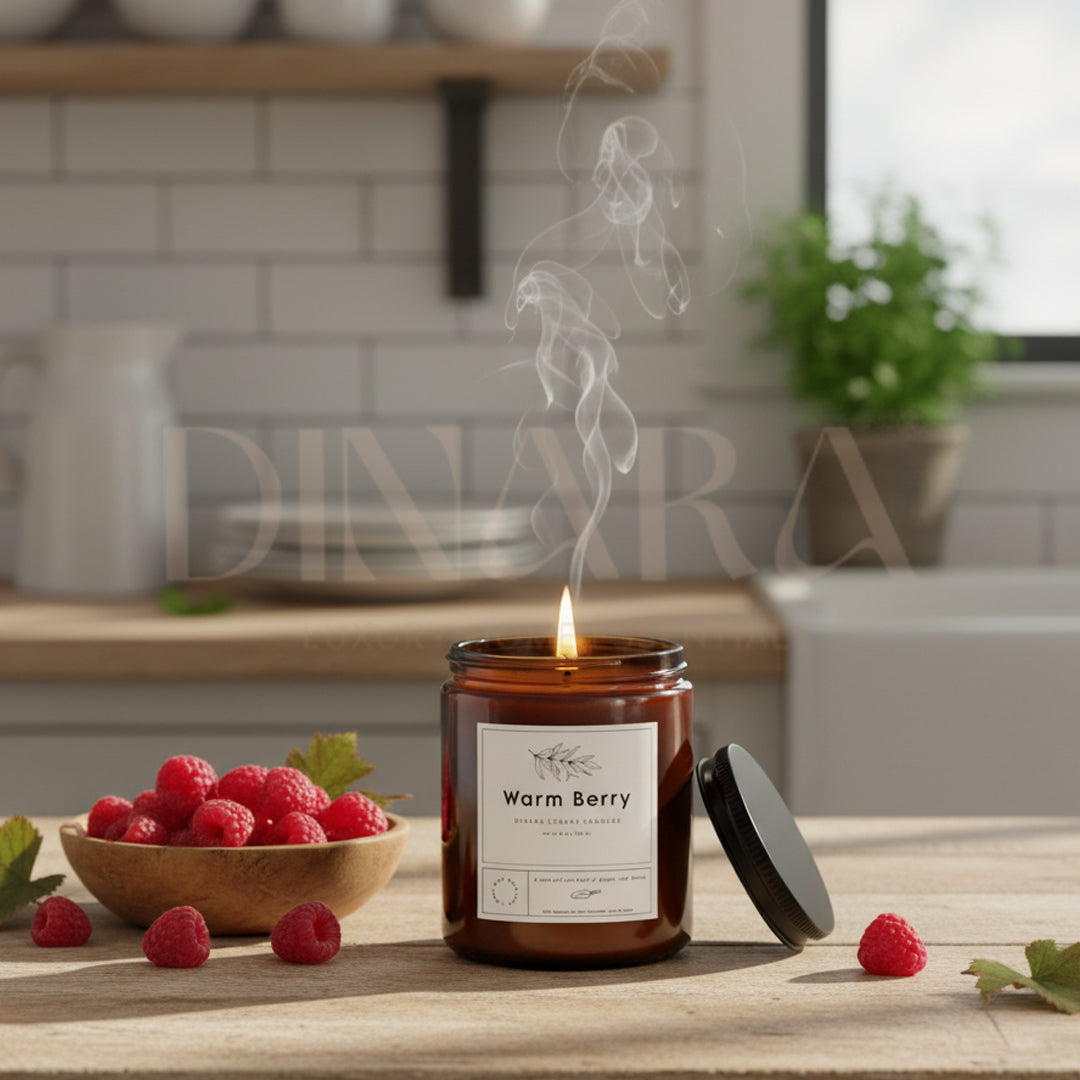 Amber jar Candles (210 ml)