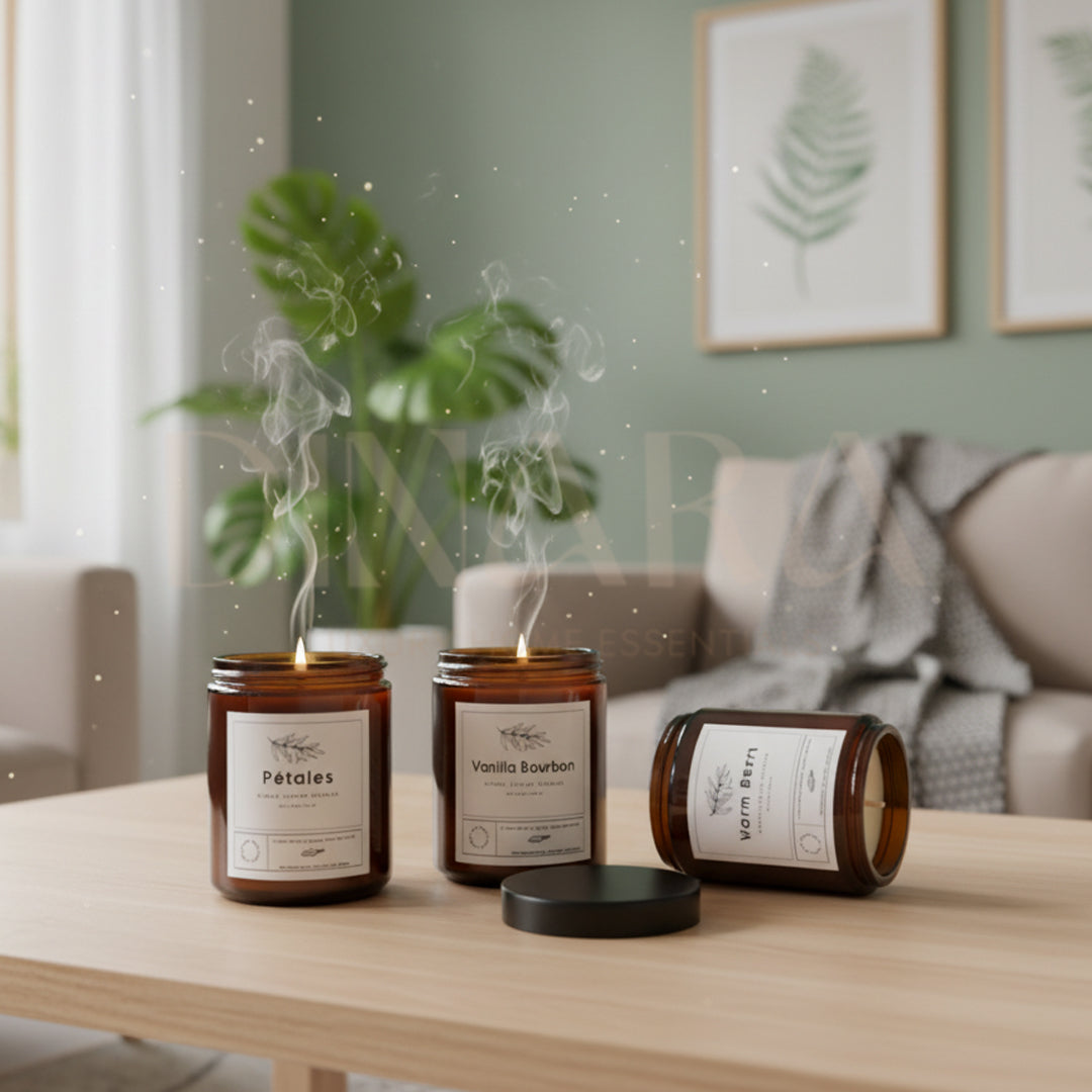 Amber jar Candles (210 ml)