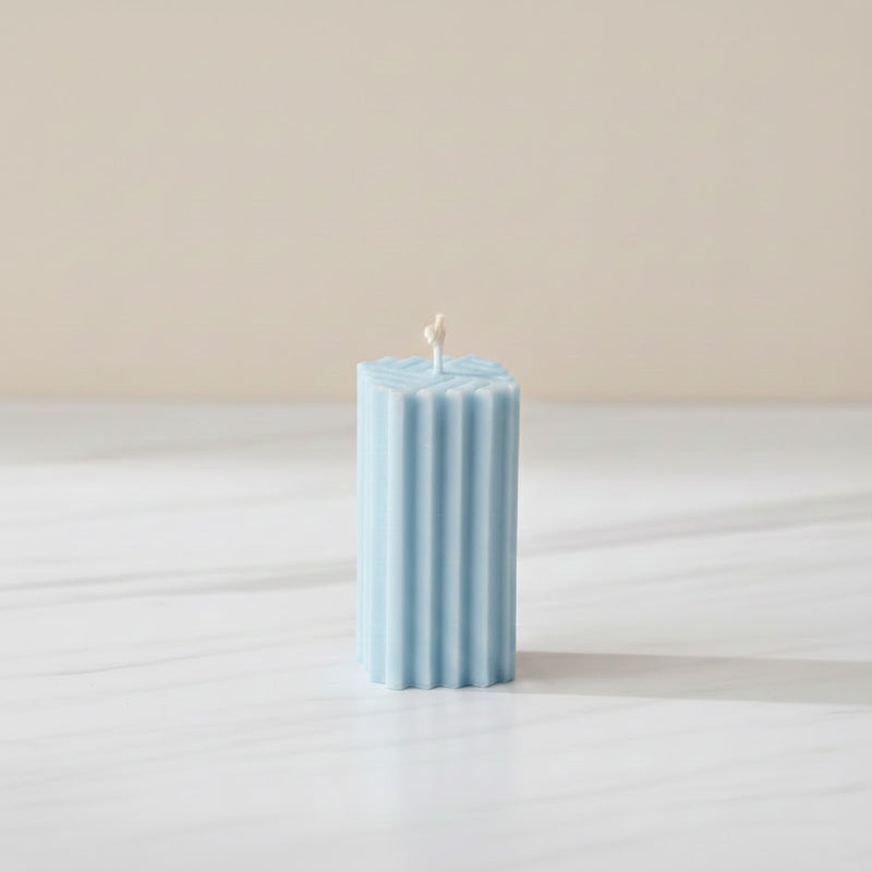 Stripped Pillar Candles