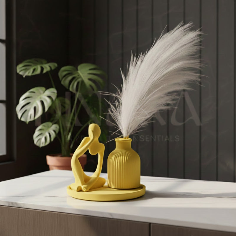 Feather Elegance Set – 3-Piece Sculptural