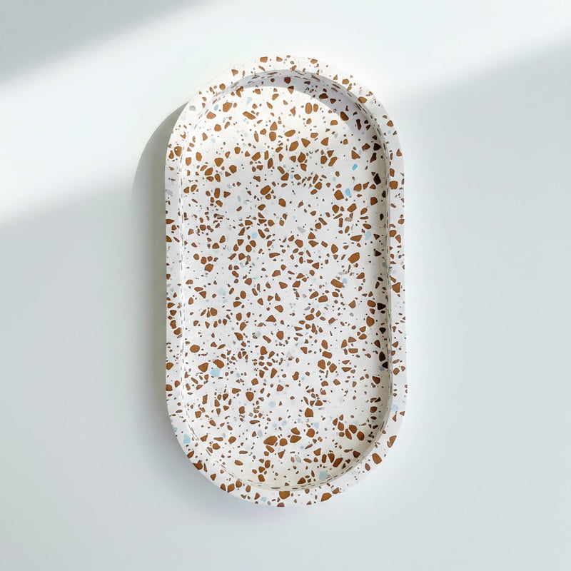 Oval Trinket Tray (Terazzo)