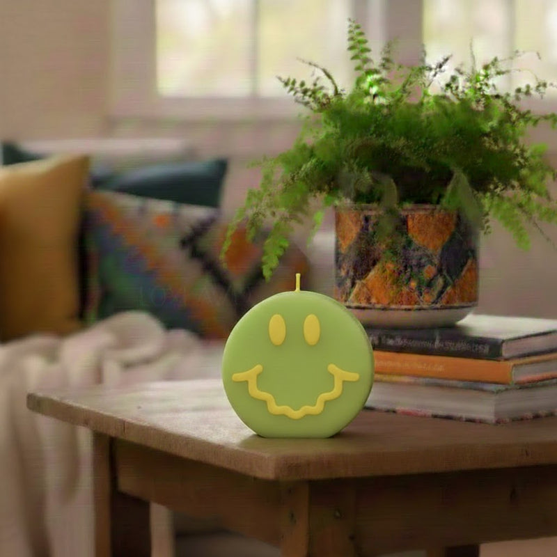 Smiley Face candle