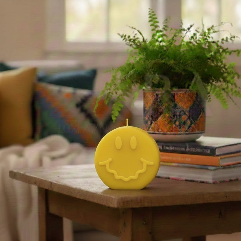 Smiley Face candle