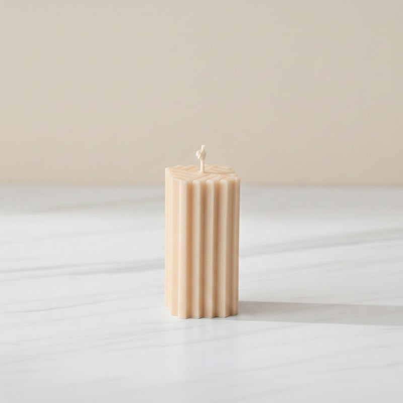 Stripped Pillar Candles