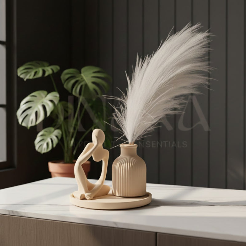 Feather Elegance Set – 3-Piece Sculptural