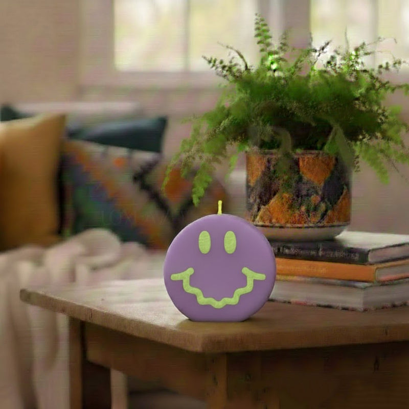 Smiley Face candle