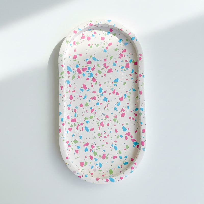 Oval Trinket Tray (Terazzo)