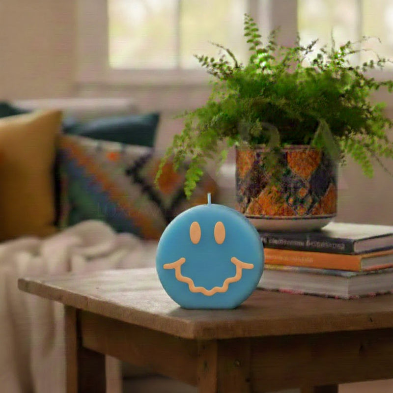 Smiley Face candle