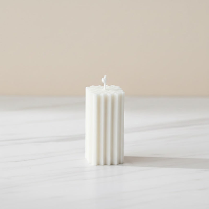 Stripped Pillar Candles