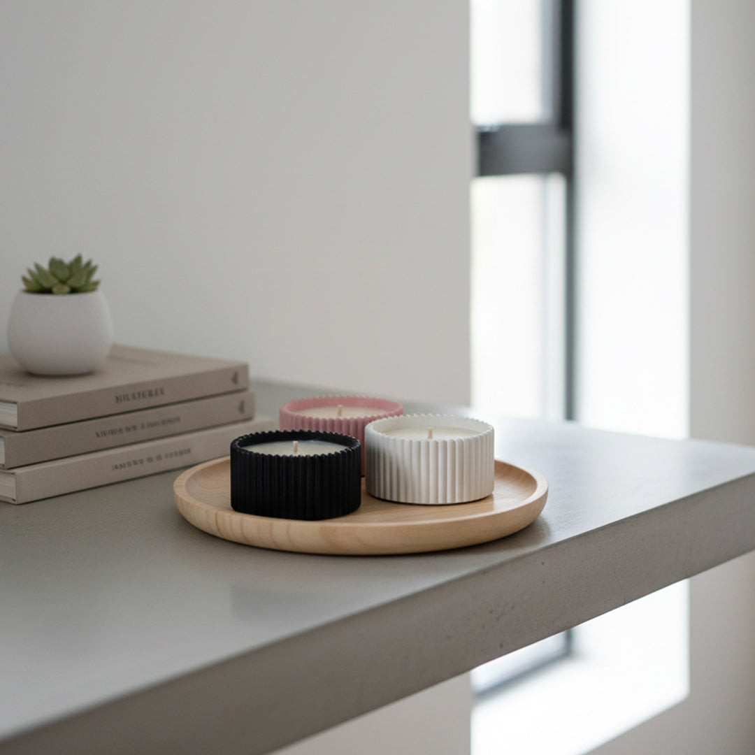 living room décor candles