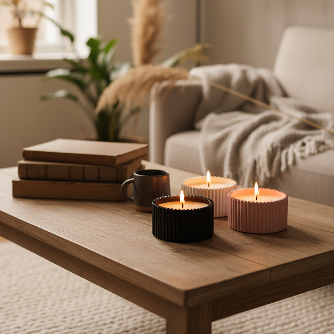 luxury candles for coffee table