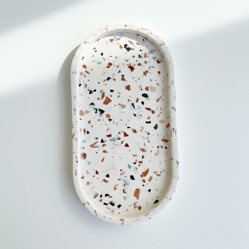 Oval Trinket Tray (Terazzo)