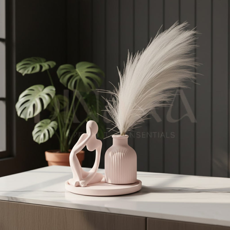 Feather Elegance Set – 3-Piece Sculptural