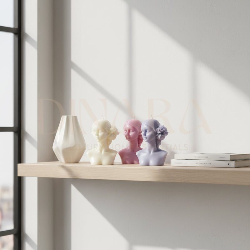 Girl candles (set of 2)