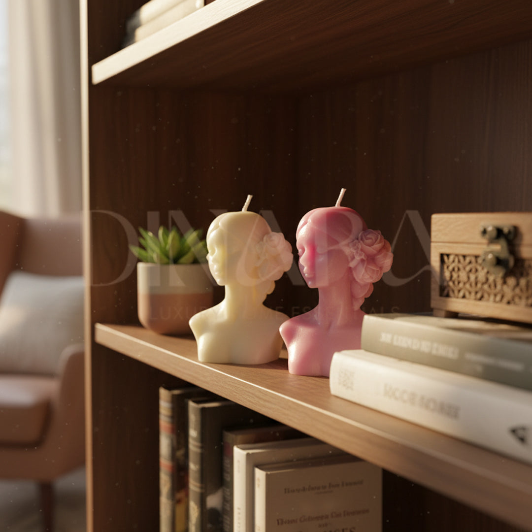 Girl candles (set of 2)