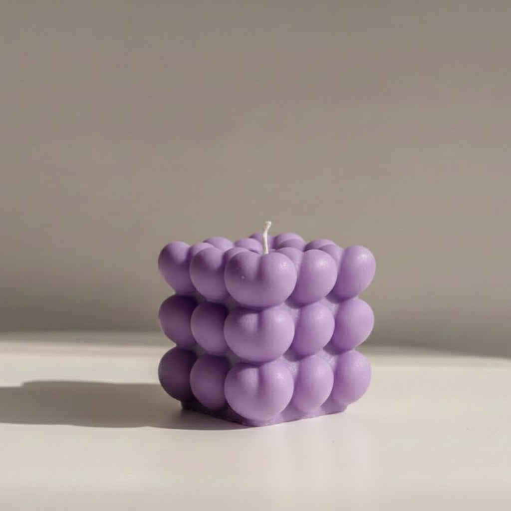 Heart Bubble Candle