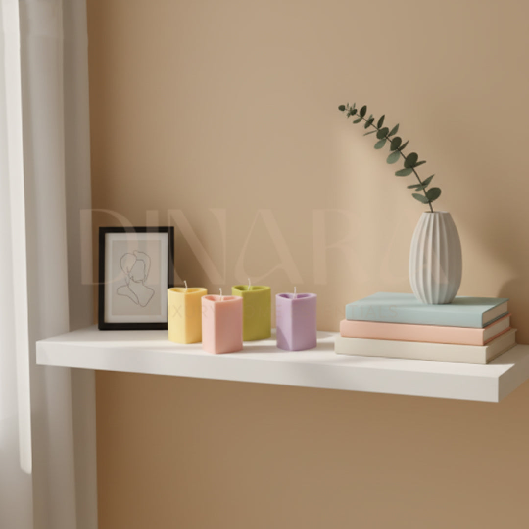 Heart Pillar Candle