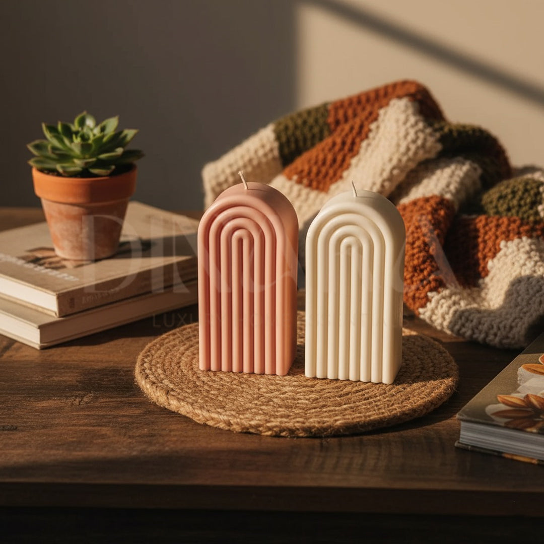 Rainbow Arch Candle