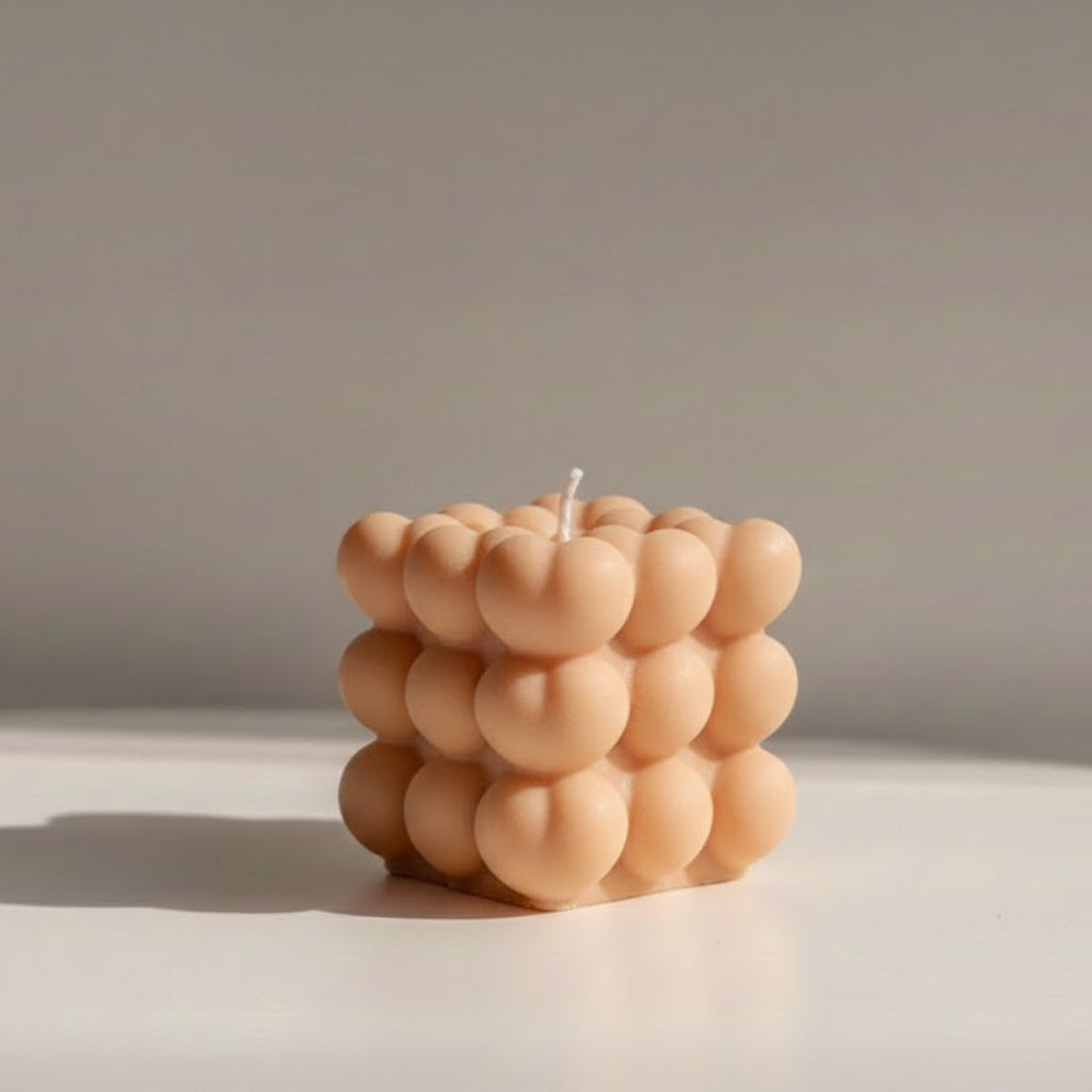Heart Bubble Candle